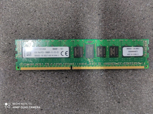 Memoria 8gb 1rx4 Pc3-12800r Ddr3 Ecc Registrado