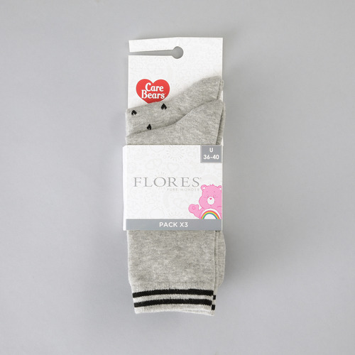 Calcetin 2x Pack Flores Mujer 33744-54