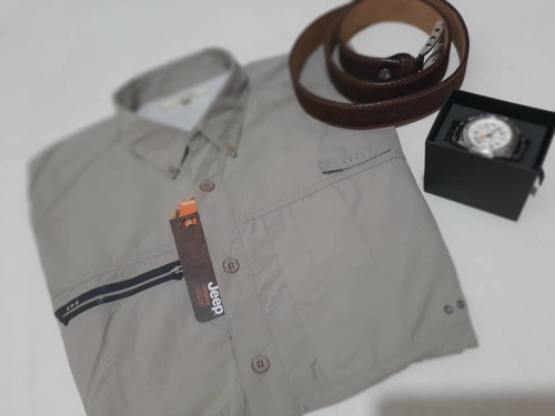 Imagen 4 de 5 de Camisa Para Caballero Marca Jeep Y Marca Brownie Americana