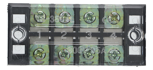 Bloque De Conectores De Cobre Fijo De Gran Corriente, 4 Unid
