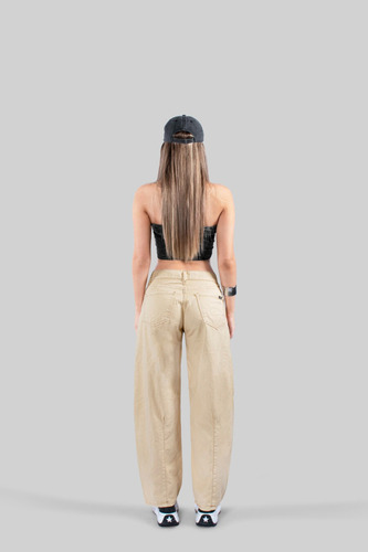 Pantalón Denim Balloon Mujer Tendencia