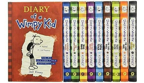 Diary Of A Wimpy Kid Box Of Books - (libro En Inglés)