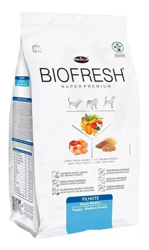 Racion Alimento Biofresh Perros Cachorros Razas Medianas 1kg