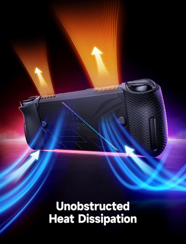 Capa De Proteção Jsaux Silicone Grip Compatível Com Rog Ally X, Rog Ally X Grip, Acessórios Asus Rog Ally X, Conjunto De Capa De Silicone