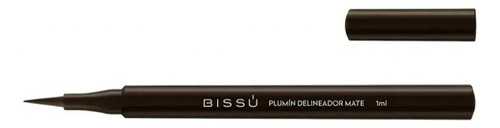 Plumín Delineador Para Ojos Bissu Efecto Mate Color Caf