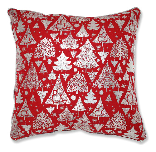 Almohada Perfecta Con Arbol De Navidad; Metalica Decorativa,