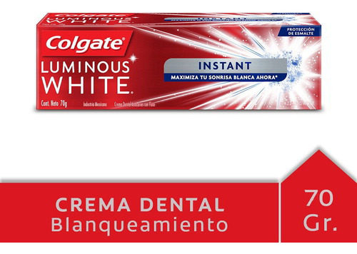Pasta Dental Colgate Luminous White 70 G