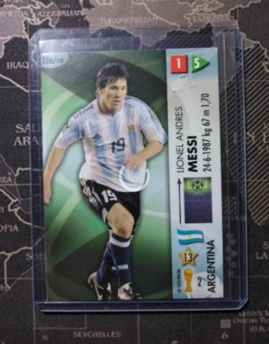 Lionel Messi Panini Goaaal! #106 2006 Fifa World Cup Germany