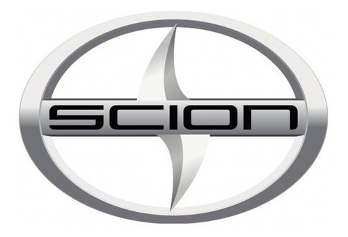 Emblema Para Volante Scion 6.1 Cm X 4.2 Cm Para Pegar