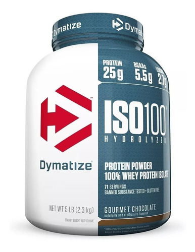 Iso 100 Whey Protein Dymatize 5lb 2272g 