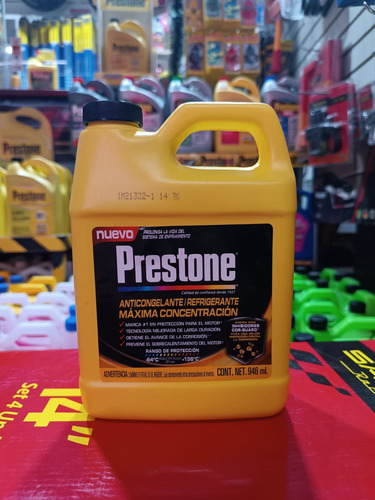 Coolant Prestone 97% Concentrado 946 Ml