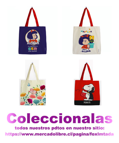 Bolsa Algodón Grande Mafalda And The Big Crash