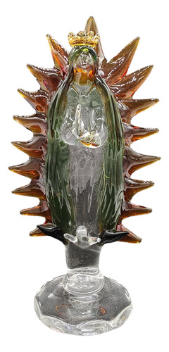 Virgen De Guadalupe En Cristal Grande 
