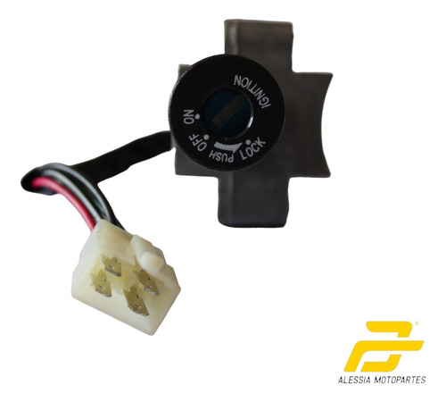 Switch De Encendido Con Llaves 12vcc Rc150 Alessia Swi-081