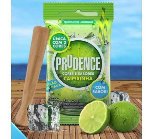 Kit 24 Preservativo Camisinha Caipirinha Com 3 Un Prudence