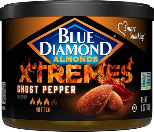 Almendras Muy Picantes Blue Diamond Xtremes Ghost Pepper Hot