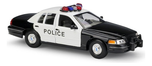 Lzl Coche De Policía Brinquedo Modelo Ford Crown Victoria