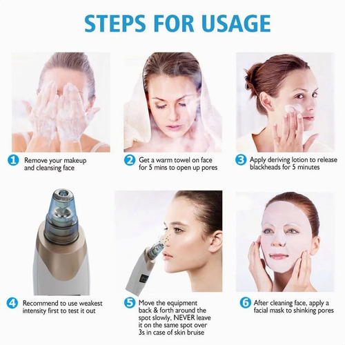 Imagen 6 de 10 de Limpiador Facial Exfoliante Removedor Poros Puntos Negros