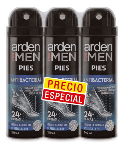 Promoción Arden For Men Desodorante Para Pies Antibacterial 