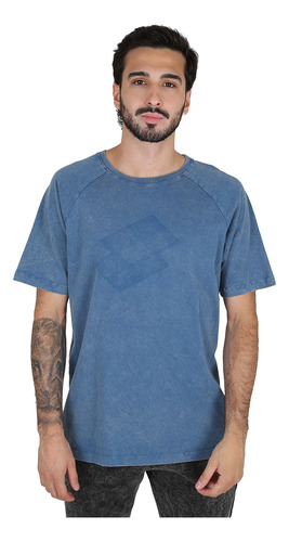 Remera Lotto Athletica Hombre En Azul | Dexter