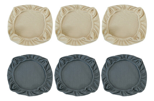 Qe1 6pcs Silla Cubierta De Asiento Hogar Comedor Asiento