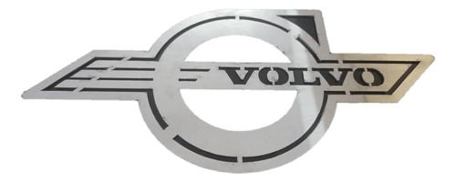 Adorno Logo De Volvo Acero Inoxidable