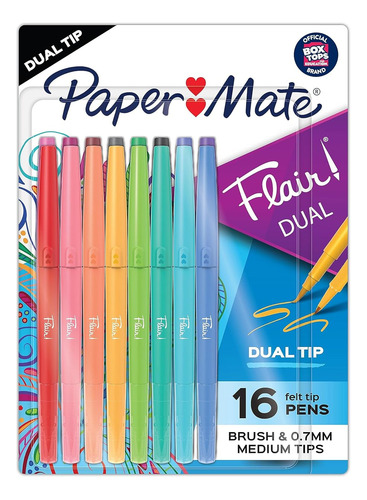 Bolígrafos De Punta Dual Flair, Set De Bolígrafos De ...