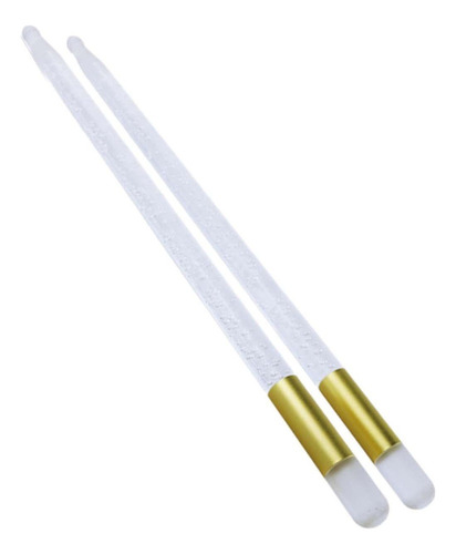 Baquetas De Tambor Con Luces Led, 13 Colores Cambiantes, Oro