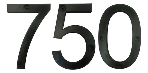 Números Decorativos Para Oficinas, Mxgnb-750, Número 750, 17