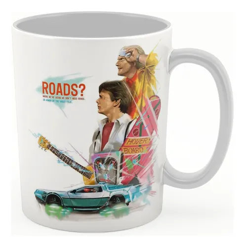 comprar Taza De Cerámica - Volver Al Futuro Marty Mcfly & Doc Brown