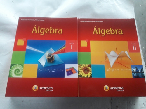 Libro Álgebra 2 Tomos Lumbreras Originales Nuevos