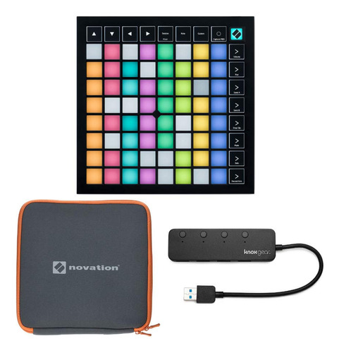 Novation Paquete De Controlador Launchpad X Grid Con Estuch.