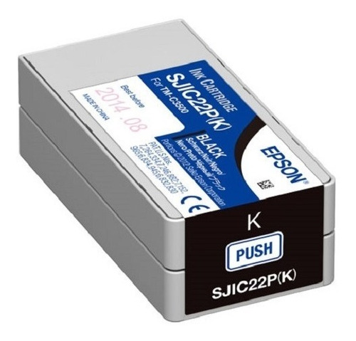 Cartucho Epson Colorworks De Tinta Gp-c831 Gjic5 K  Negro /v