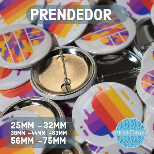 30 Pines Prendedores Souvenirs Diseños Personalizados 44mm No Aplica Personalizado