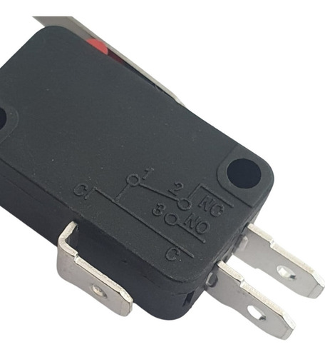 Chave Micro Switch Kw11-7-3 3t 16a Haste 27mm - Kit 10