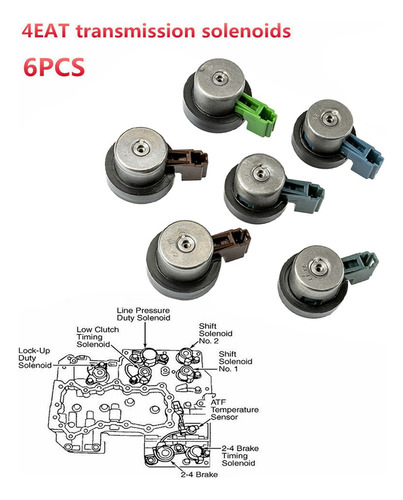 Qg1 Kit De Solenoides De Transmisión De 4 Asientos Para