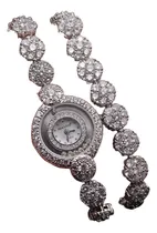 Comprar Reloj De Plata Y Topacios Blancos Espectacular