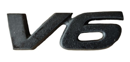 Emblema V6 De Toyota Hilux Insignia Lateral Metal Negro