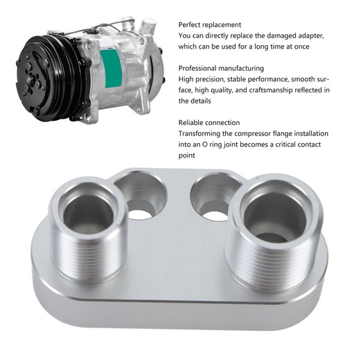 Adaptador De Compresor Ac Swap Billet Compresor De Aluminio