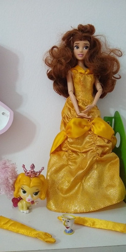 Barbie Articulada La Bella Y La Bestia. Bella Taza Chip Masc