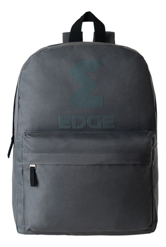 Mochila viaje Edge Urbana color gris diseño liso 20L