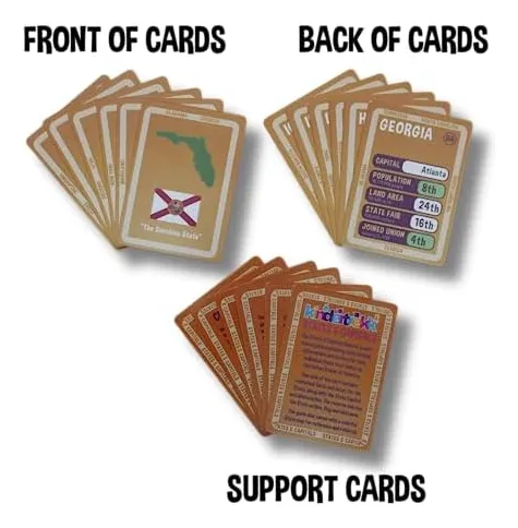 Juego De Estados Y Capitales - Aprende Jugando - Para Todas