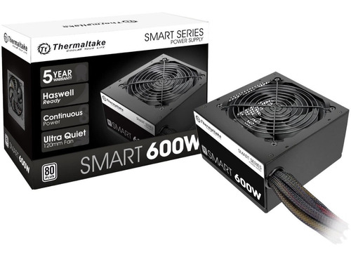 Fuente Thermaltake Smart 600w - 80 Plus White