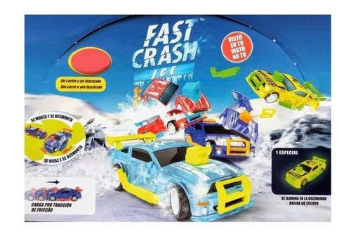 Fast Crash Ice Autos Fricción Coleccionable Autito