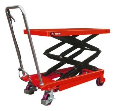 Mesa Plataforma Elevadora Hidraulica 800kg 1100mm Con Ruedas