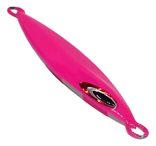 Isca Artificial Pesca Ns Jig Mig 40g 7cm Rosa Listrado Glow