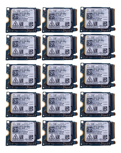 Kit 15 Ssd 512gb Kioxia Bg6 Pcie Gen4x4 Nvme Kbg60zns512g