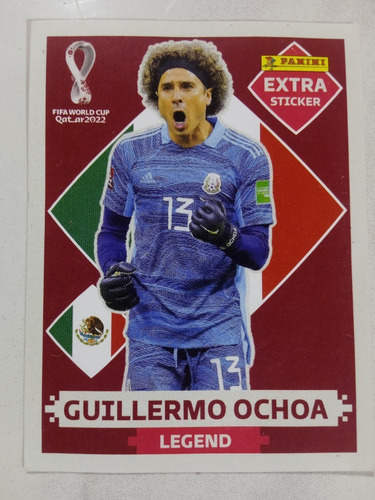 Panini Guillermo Ochoa Legend Extra Sticker Qatar 2022