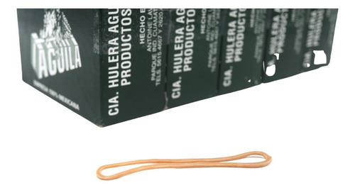 Ligas De Hule Aguila 500 Gramos N° 18 Color Natural