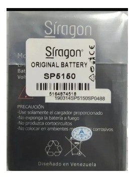 Batería Pila Siragon Sp5150 2000mah Nueva Sellada Tienda 